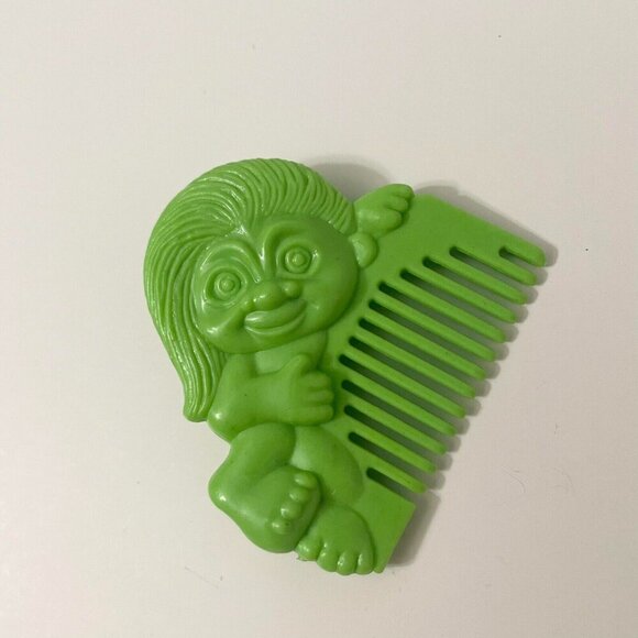 Vintage Trolls Green Comb Hair Brush Replacement Accessory - Picture 1 of 13